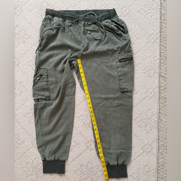 YOUNG, FABULOUS & BROKE Olive Green Cargo Jogger Pants - Picture 7 of 14